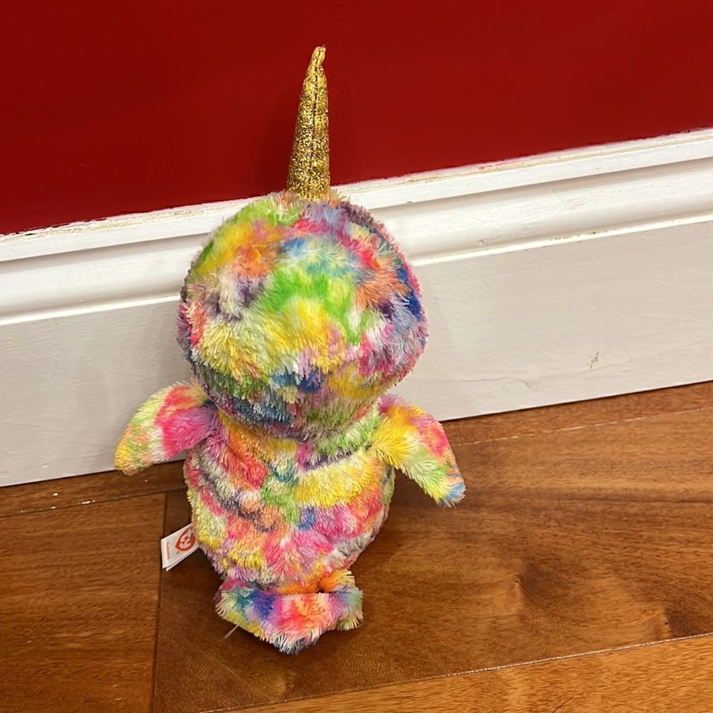 ‎Ty Beanie Boo 'Enchanted' the Unicorn Owl (6 inch) - Picture 3 of 6